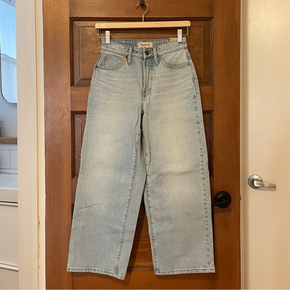 Madewell Denim - Madewell Light Blue Wide-Leg Denim Jeans